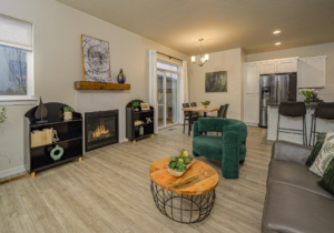 staged home with design elements